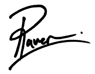 Red Tongued Raven signature